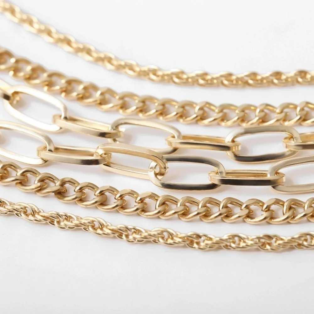 *TALULLA* Gold x Black Layered Fashion Necklace